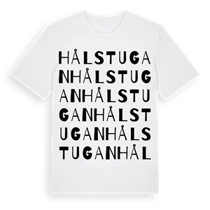 Hålstugan ordlek t-shirt – ekologisk bomull t-shirt från Pinshirt