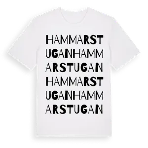 Hammarstugan ordlek t-shirt – ekologisk bomull t-shirt från Pinshirt
