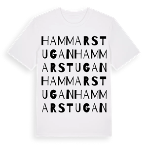 Hammarstugan ordlek t-shirt – ekologisk bomull t-shirt från Pinshirt
