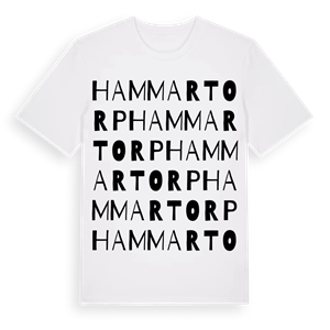 Hammartorp ordlek t-shirt – ekologisk bomull t-shirt från Pinshirt