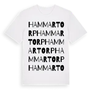 Hammartorp ordlek t-shirt – ekologisk bomull t-shirt från Pinshirt