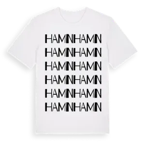 Hamnhamn ordlek t-shirt – ekologisk bomull t-shirt från Pinshirt