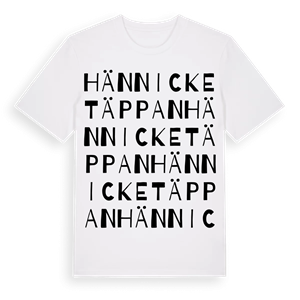 Hännicketäppan ordlek t-shirt – ekologisk bomull t-shirt från Pinshirt