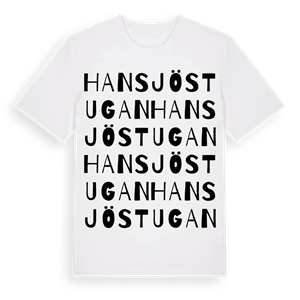 Hansjöstugan ordlek t-shirt – ekologisk bomull t-shirt från Pinshirt