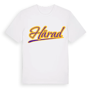 Härad baseball t-shirt – ekologisk bomull t-shirt från Pinshirt