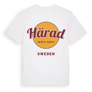 Härad cirkel t-shirt – ekologisk bomull t-shirt från Pinshirt