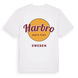 Harbro cirkel t-shirt – ekologisk bomull t-shirt från Pinshirt