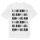 White t-shirt med Harbro ordlek t-shirt