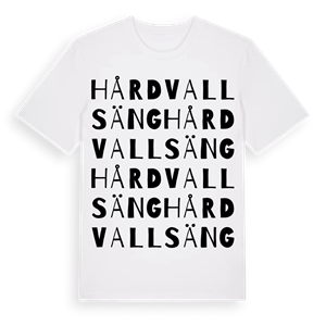 Hårdvallsäng ordlek t-shirt – ekologisk bomull t-shirt från Pinshirt