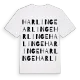 Harlinge ordlek t-shirt