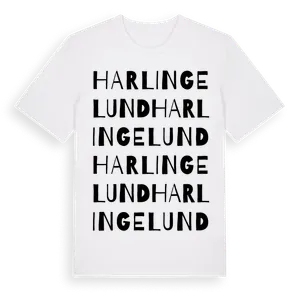 Harlingelund ordlek t-shirt – ekologisk bomull t-shirt från Pinshirt