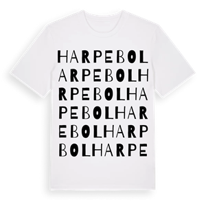 Harpebol ordlek t-shirt – ekologisk bomull t-shirt från Pinshirt