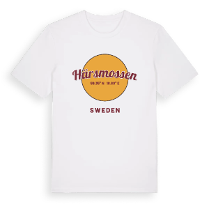 Härsmossen cirkel t-shirt – ekologisk bomull t-shirt från Pinshirt