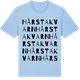 Blue Soul t-shirt med Hårstakvarn ordlek t-shirt