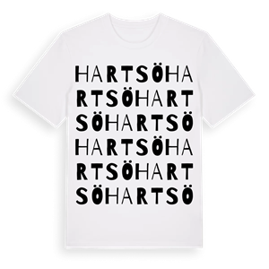 Hartsö ordlek t-shirt – ekologisk bomull t-shirt från Pinshirt