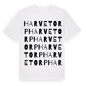 Harvetorp ordlek t-shirt – ekologisk bomull t-shirt från Pinshirt