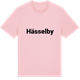 Pink Cotton t-shirt med Hässelby fetstil t-shirt