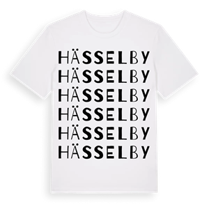 Hässelby ordlek t-shirt – ekologisk bomull t-shirt från Pinshirt
