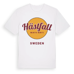 Hästfall cirkel t-shirt – ekologisk bomull t-shirt från Pinshirt