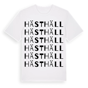 Hästhäll ordlek t-shirt – ekologisk bomull t-shirt från Pinshirt