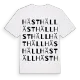 Hästhäll ordlek t-shirt