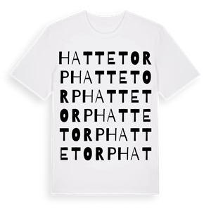 Hattetorp ordlek t-shirt – ekologisk bomull t-shirt från Pinshirt