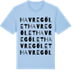 Blue Soul t-shirt med Havregölet ordlek t-shirt