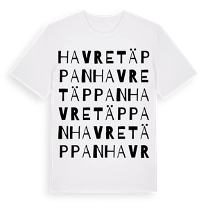 Havretäppan ordlek t-shirt – ekologisk bomull t-shirt från Pinshirt