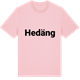 Pink Cotton t-shirt med Hedäng fetstil t-shirt