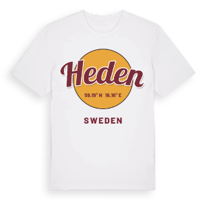 Heden cirkel t-shirt – ekologisk bomull t-shirt från Pinshirt