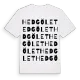 Hedgölet ordlek t-shirt