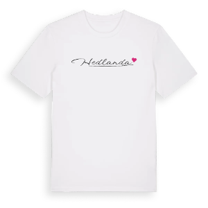 Hedlanda hjärta t-shirt – ekologisk bomull t-shirt från Pinshirt