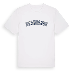 Hedmossen college t-shirt – ekologisk bomull t-shirt från Pinshirt