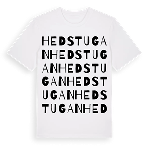 Hedstugan ordlek t-shirt – ekologisk bomull t-shirt från Pinshirt