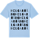 Blue Soul t-shirt med Helgaröäng ordlek t-shirt