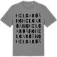 Mid Heather Gray t-shirt med Helgaröäng ordlek t-shirt