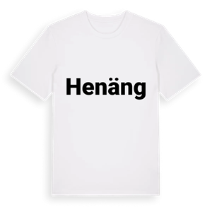 Henäng fetstil t-shirt – ekologisk bomull t-shirt från Pinshirt
