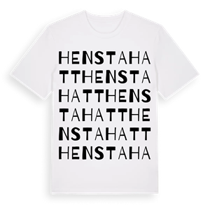 Hensta hatt ordlek t-shirt – ekologisk bomull t-shirt från Pinshirt