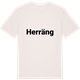 Vintage White t-shirt med Herräng fetstil t-shirt
