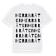 White t-shirt med Herrbråten ordlek t-shirt