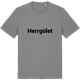 Mid Heather Gray t-shirt med Herrgölet fetstil t-shirt