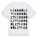 Herrgölet ordlek t-shirt