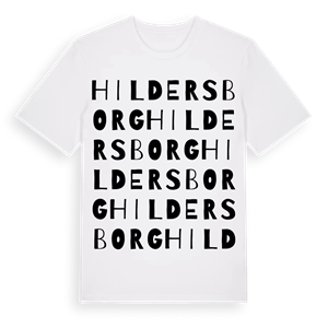 Hildersborg ordlek t-shirt – ekologisk bomull t-shirt från Pinshirt