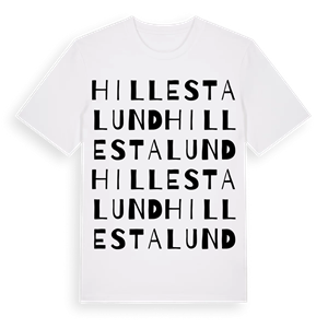 Hillestalund ordlek t-shirt – ekologisk bomull t-shirt från Pinshirt