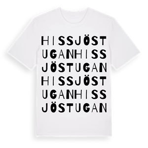 Hissjöstugan ordlek t-shirt – ekologisk bomull t-shirt från Pinshirt