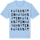 Blue Soul t-shirt med Hjälmsäter ordlek t-shirt