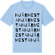 Blue Soul t-shirt med Hjärmesta ordlek t-shirt