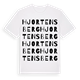 Hjortensberg ordlek t-shirt