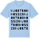 Blue Soul t-shirt med Hjortronmossen ordlek t-shirt