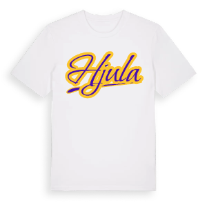 Hjula baseball t-shirt – ekologisk bomull t-shirt från Pinshirt